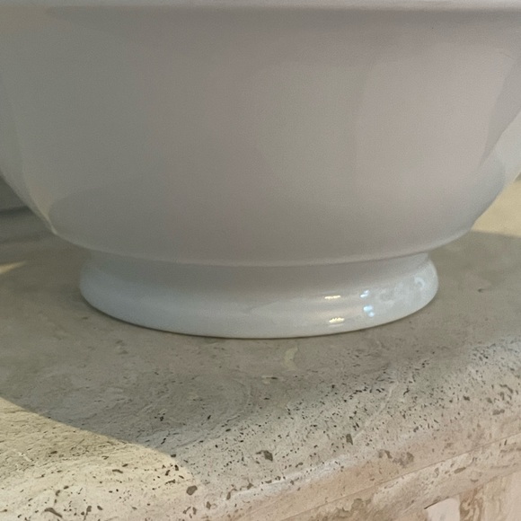 Apilco Bowl Classic Whiteware Porcelain Tulip Bowl Salad Serving WILLIAMS SONOMA - Picture 5 of 11